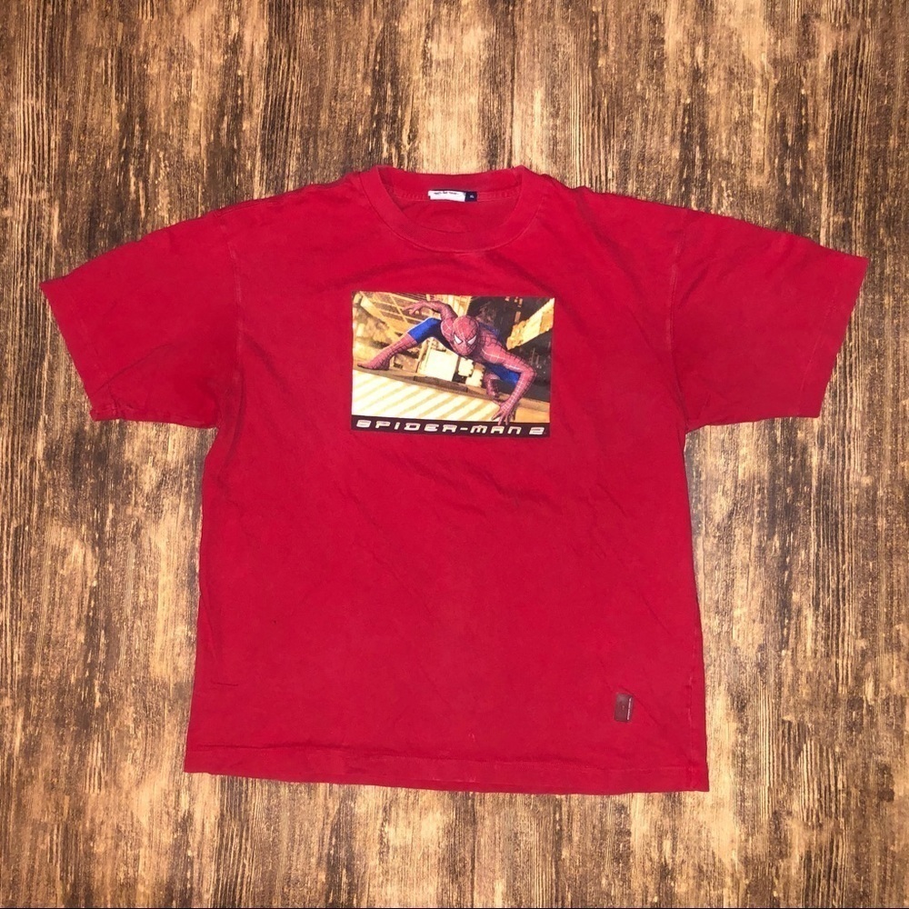 2004 Spiderman 2 Movie Promo Tshirt